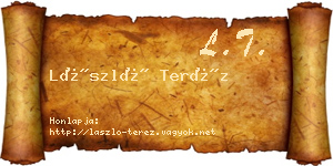 László Teréz névjegykártya
